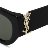 日本正規品 SAINT LAURENT SUNGLASSES GLOBAL FIT SLM94 001 GREY BLACK サンローラン サングラス グローバルフィット UVカット 紫外線カット メンズ レディース グレー ブラック