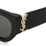 日本正規品 SAINT LAURENT SUNGLASSES SLM94F 001 GREY BLACK サンローラン サングラス アジアンフィット UVカット 紫外線カット メンズ レディース グレー ブラック