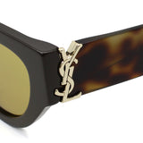 日本正規品 SAINT LAURENT SUNGLASSES SLM94F 007 BROWN HAVANA サンローラン サングラス アジアンフィット UVカット 紫外線カット メンズ レディース ブラウン ハバナ