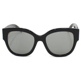 国内正規品 SAINT LAURENT SUNGLASSES ASIAN FIT SL M95F 002 SILVER BLACK サンローラン サングラス アジアンフィット メガネ 眼鏡 UVカット 紫外線カット メンズ レディース シルバー ブラック