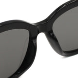 国内正規品 SAINT LAURENT SUNGLASSES ASIAN FIT SL M95F 002 SILVER BLACK サンローラン サングラス アジアンフィット メガネ 眼鏡 UVカット 紫外線カット メンズ レディース シルバー ブラック