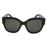 日本正規品 SAINT LAURENT SUNGLASSES ASIAN FIT SL M95F 005 GREY BLACK サンローラン サングラス アジアンフィット 偏光レンズ UVカット 紫外線カット メンズ レディース グレー ブラック