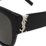 日本正規品 SAINT LAURENT SUNGLASSES ASIAN FIT SL M95F 005 GREY BLACK サンローラン サングラス アジアンフィット 偏光レンズ UVカット 紫外線カット メンズ レディース グレー ブラック