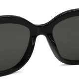 日本正規品 SAINT LAURENT SUNGLASSES ASIAN FIT SL M95F 005 GREY BLACK サンローラン サングラス アジアンフィット 偏光レンズ UVカット 紫外線カット メンズ レディース グレー ブラック