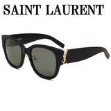 国内正規品 SAINT LAURENT SUNGLASSES ASIAN FIT SL M95K 001 GRAY BLACK サンローラン サングラス アジアンフィット メガネ 眼鏡 UVカット 紫外線カット メンズ レディース グレー ブラック