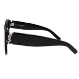 国内正規品 SAINT LAURENT SUNGLASSES SL M95K 002 BLACK サンローラン サングラス アジアンフィット アイウェア メガネ 眼鏡 UVカット 紫外線カット ブラック
