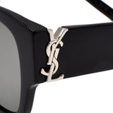 国内正規品 SAINT LAURENT SUNGLASSES SL M95K 002 BLACK サンローラン サングラス アジアンフィット アイウェア メガネ 眼鏡 UVカット 紫外線カット ブラック