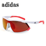 adidas SUNGLASSES ASIAN FIT SP0002F 21U 00 MIRROR RED WHITE アディダス サングラス アジアンフィット メガネ 眼鏡 UVカット 紫外線カット メンズ レディース ミラー レッド ホワイト