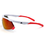adidas SUNGLASSES ASIAN FIT SP0002F 21U 00 MIRROR RED WHITE アディダス サングラス アジアンフィット メガネ 眼鏡 UVカット 紫外線カット メンズ レディース ミラー レッド ホワイト