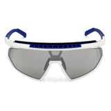 adidas SUNGLASSES ASIAN FIT SP0029H 21C 00 GREY WHITE BLUE アディダス サングラス アジアンフィット スポーツ メガネ 眼鏡 UVカット 紫外線カット メンズ レディース グレー ホワイト ブルー