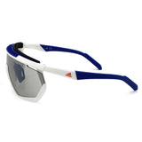 adidas SUNGLASSES ASIAN FIT SP0029H 21C 00 GREY WHITE BLUE アディダス サングラス アジアンフィット スポーツ メガネ 眼鏡 UVカット 紫外線カット メンズ レディース グレー ホワイト ブルー