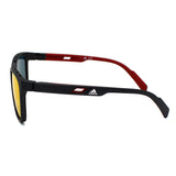 adidas SUNGLASSES ASIAN FIT SP0033F 02L 54 MIRROR MAT GREY RED アディダス サングラス アジアンフィット スポーツ メガネ 眼鏡 UVカット 紫外線カット メンズ レディース ミラー マットグレー レッド
