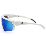 adidas SUNGLASSES ASIAN FIT SP0063 24X 00 MIRROR BLUE GREY WHITE アディダス サングラス アジアンフィット スポーツ メガネ 眼鏡 UVカット 紫外線カット メンズ レディース ブルー グレー ホワイト