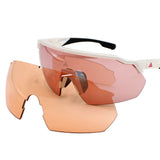 adidas SUNGLASSES ASIAN FIT SP0093 21U 00 MIRROR RED WHITE アディダス サングラス アジアンフィット スポーツ メガネ 眼鏡 UVカット 紫外線カット メンズ レディース レッド ホワイト