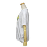 GANNI T3529 151 BRIGHT WHITE XS S M L XL ガニー Tシャツ 半袖 ロゴ プリント おしゃれ ウィメンズ レディース ブライト ホワイト