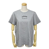 GANNI T3677 921 PALOMA MELANGE XS S M L XL ガニー Tシャツ 半袖 ロゴ プリント おしゃれ ウィメンズ レディース パロマ メランジ