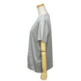 GANNI T3677 921 PALOMA MELANGE XS S M L XL ガニー Tシャツ 半袖 ロゴ プリント おしゃれ ウィメンズ レディース パロマ メランジ