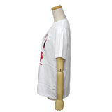 GANNI T4004 151 BRIGHT WHITE XS S M L XL ガニー Tシャツ 半袖 ロゴ プリント おしゃれ ウィメンズ レディース ブライト ホワイト