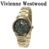 Vivienne Westwood QUARTZ ANALOG WATCH VV345GRGD GREEN GOLD ヴィヴィアン ウエストウッド 1年保証 腕時計 クォーツ アナログ 電池式 ウォッチ レディース グリーン ゴールド