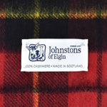 Johnstons CASHMERE TARTAN SCARF WA000016 KU0099 WA16 Wallace ジョンストンズ ストール カシミア マフラー スカーフ 小判 タータンチェック レディース メンズ ウォーレス