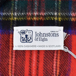 Johnstons CASHMERE TARTAN SCARF WA000016 KU0303 WA16 ROYAL STEWART ジョンストンズ ストール カシミア マフラー スカーフ 小判 タータンチェック レディース メンズ ロイヤル スチュワート