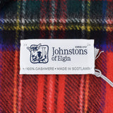 Johnstons CASHMERE TARTAN SCARF WA000016 KU0303 WA16 ROYAL STEWART ジョンストンズ ストール カシミア マフラー スカーフ 小判 タータンチェック レディース メンズ ロイヤル スチュワート