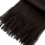 Johnstons WA000056 SA0900 WA56 Woven Stole Black ジョンストンズ 大判 ストール マフラー スカーフ カシミア プレーン 無地 レディース メンズ ブラック