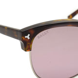 BALLY SUNGLASSES ASIAN FIT BY0012-H 56U 54 BURGUNDY HAVANA SILVER バリー サングラス アジアンフィット UVカット 紫外線カット ノーズパッド 鼻あて メンズ レディース バーガンディ ハバナ シルバー
