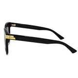 日本正規品 BOTTEGA VENETA SUNGLASSES ASIAN FIT BV1104SA 001 GREY BLACK ボッテガヴェネタ サングラス アジアンフィット UVカット 紫外線カット メンズ レディース グレー ブラック