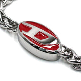 DIESEL BRACERET DX1445040 SILVER RED ディーゼル ブレスレット アクセサリー ブレス 腕輪 おしゃれ メンズ シルバー レッド