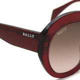 BALLY SUNGLASSES ASIAN FIT BY0004-D 66F 54 BROWN WINERED バリー サングラス アジアンフィット UVカット 紫外線カット メンズ レディース ブラウン ワインレッド