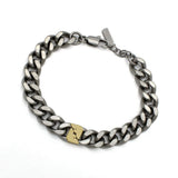 EMPORIO ARMANI BRACERET EGS3186040 SILVER エンポリオ アルマーニ ブレスレット アクセサリー おしゃれ メンズ シルバー