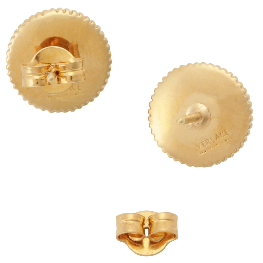 VERSACE MEDUSA BIGGIE EARRINGS 1005333 1A00620 3J000 GOLD