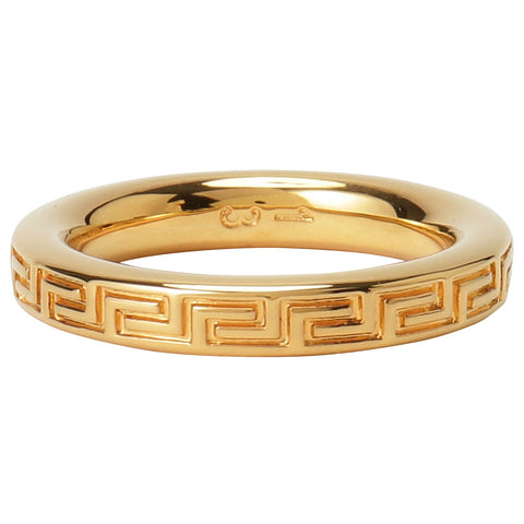 VERSACE ENGRAVED GREEK KEY RING DG56785 DJMT 3J000 GOLD 7号 9号 11