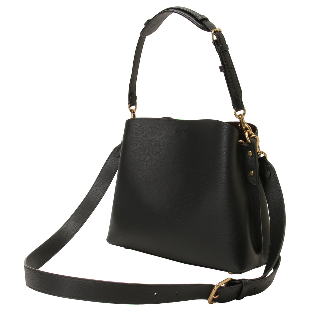 COACH 2WAY WILLOW SHOULDER BAG C2621 B4 BLACK コーチ ウィロウ 