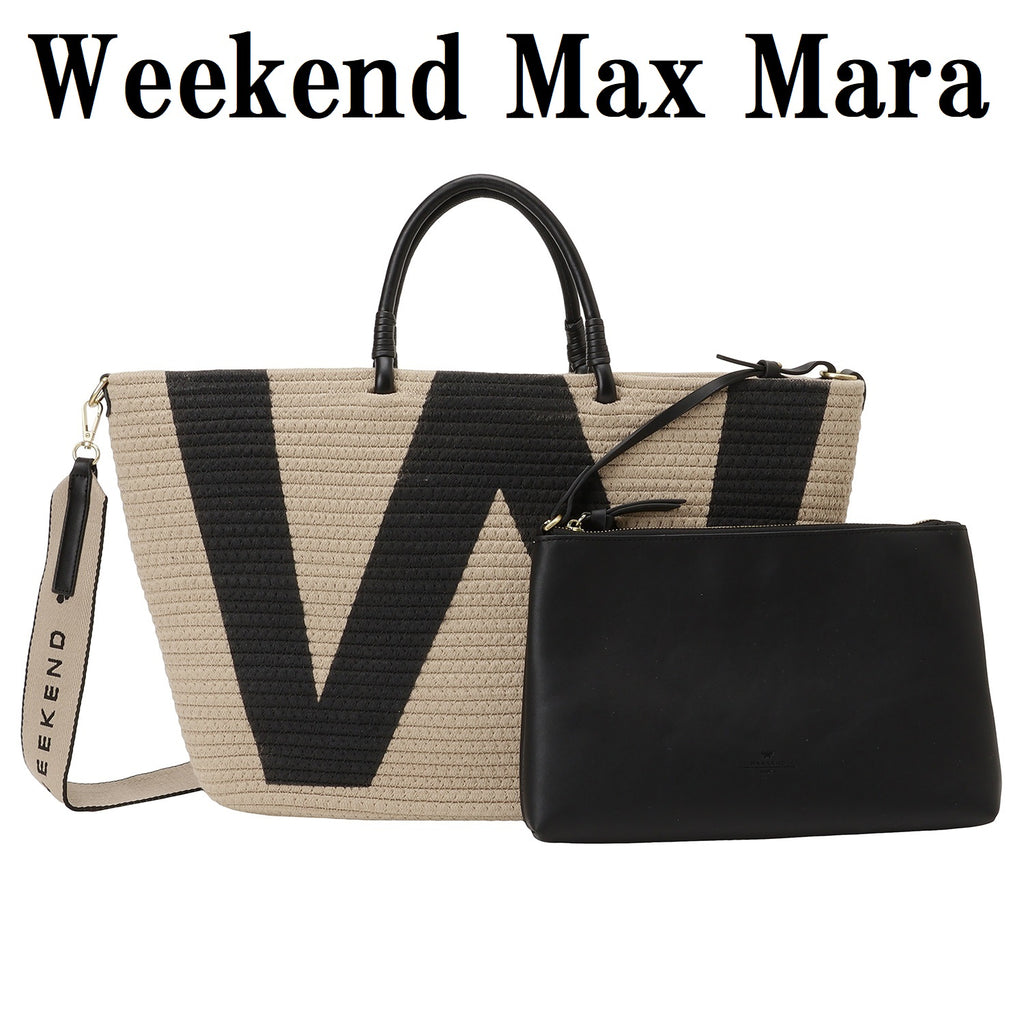 Weekend Max Mara RAID TOTE BAG 2WAY 2355111534600 002 NATURALE