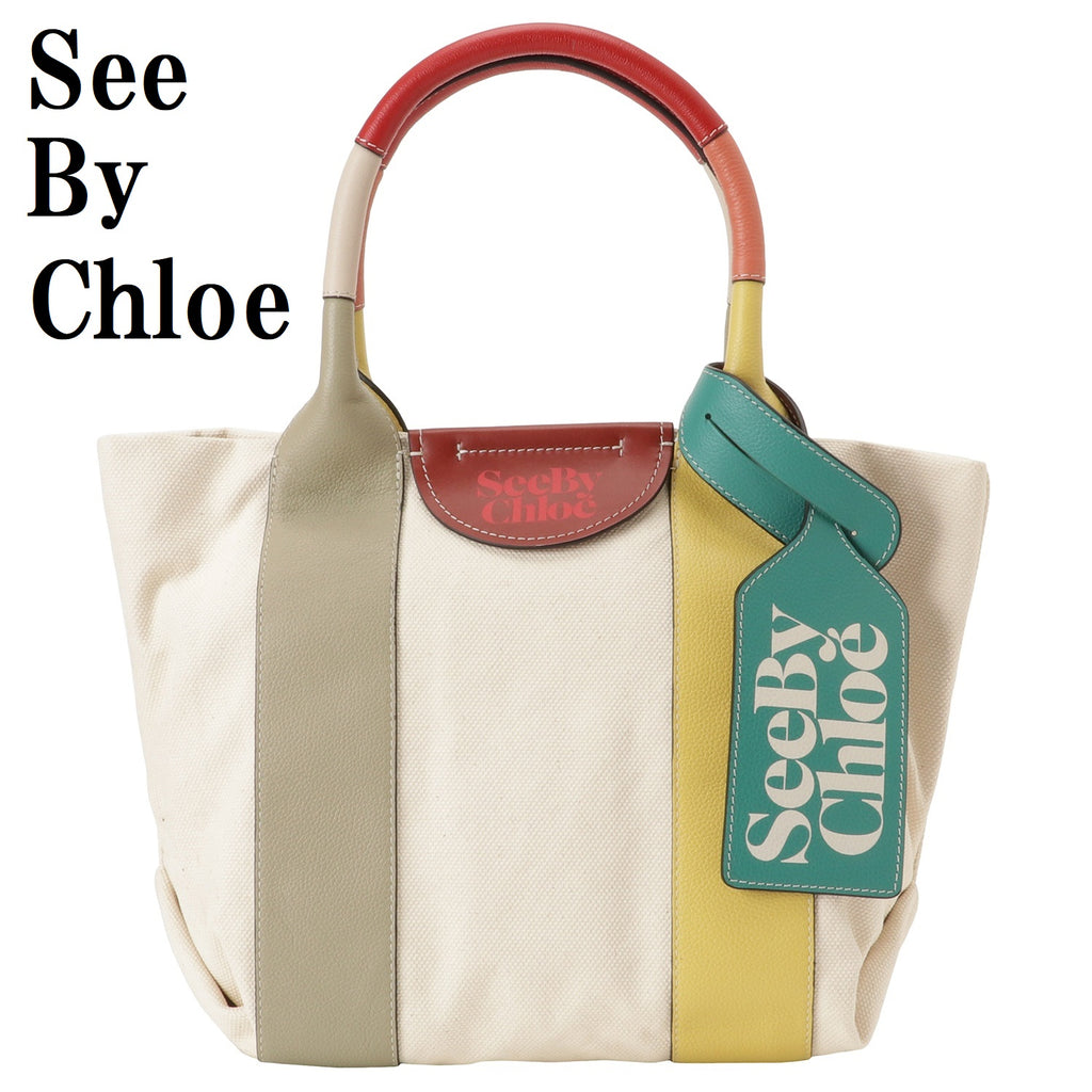 SEE BY CHLOE LAETIZIA SMALL TOTE BAG CHS22USB62B04 38I POTTERY