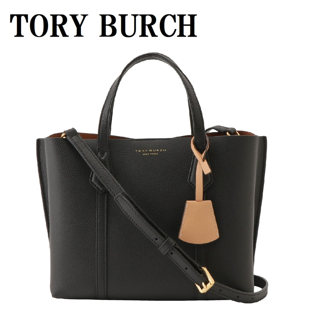 TORY BURCH 2WAY PERRY SMALL TRIPLE COMPARTMENT TOTE BAG 81928 001