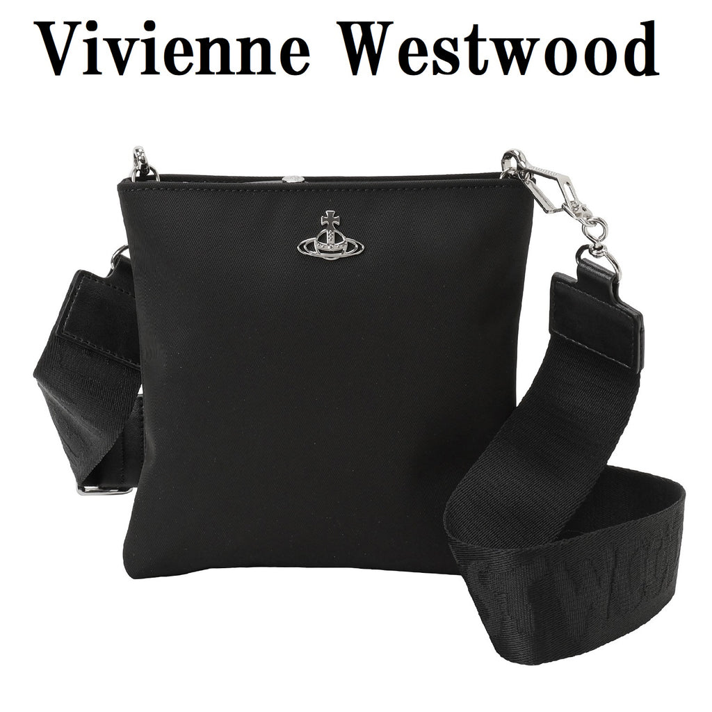 Vivienne Westwood SQUIRE CROSSBODY BAG 51160006U W001Y N401 BLACK