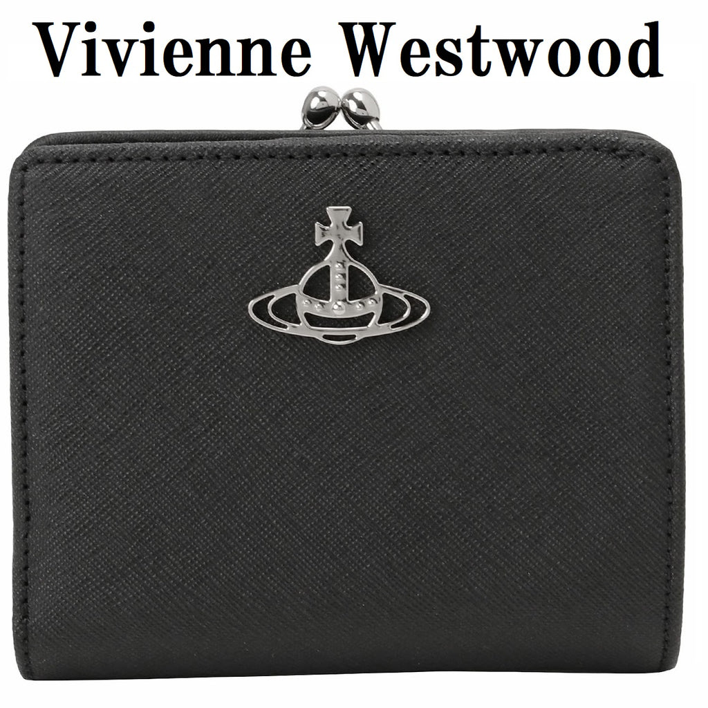 Vivienne Westwood SAFFIANO WALLET WITH FRAME POCKET 51010020 L001N