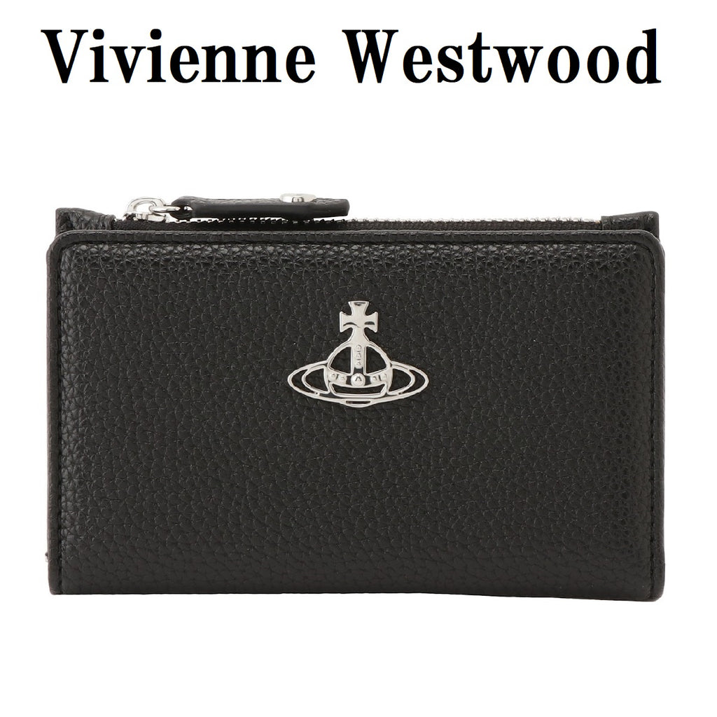 Vivienne Westwood SLIM FLAP CARD HOLDER 51110038 S000D N403 BLACK