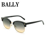 BALLY SUNGLASSES ASIAN FIT BY0012-H 05B 54 GREYBEIGE BLACK GOLD バリー サングラス アジアンフィット UVカット 紫外線カット ノーズパッド 鼻あて メンズ レディース グレーベージュ ブラック ゴールド