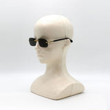 日本正規品 GUCCI SUNGLASSES GG1221S 001 GREY GOLD グッチ サングラス ノーズパッド 眼鏡 UVカット メンズ レディース グレー ゴールド