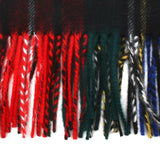 Johnstons WA000056 KU0324 WA56 Woven Tartan Check Stole ジョンストンズ 大判 ストール マフラー スカーフ カシミア タータンチェック レディース メンズ Black Stewart