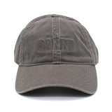 GANNI CAP A6302 523 FROST GRAY ガニー キャップ 帽子 ベースボール ロゴ おしゃれ ウィメンズ レディース フロストグレー
