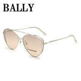 BALLY SUNGLASSES ASIAN FIT BY0003-H 16Z 59 SMOOKEBROWN SILVER バリー サングラス アジアンフィット UVカット 紫外線カット ノーズパッド 鼻あて メンズ レディース スモークブラウン シルバー