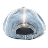 GANNI CAP A6919 676 L.DENIM ガニー キャップ 帽子 ベースボール ロゴ デニム おしゃれ ウィメンズ レディース ライトデニム ライトブルー