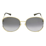 国内正規品 GUCCI SUNGLASSES ASIAN FIT GG0650SK 002 GREY GOLD グッチ サングラス アジアンフィット UVカット 紫外線カット メンズ レディース グレー ゴールド