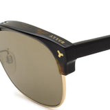 BALLY SUNGLASSES ASIAN FIT BY0012-H 56L 54 BROWN HAVANA GOLD バリー サングラス アジアンフィット UVカット 紫外線カット ノーズパッド 鼻あて メンズ レディース ブラウン ハバナ ゴールド