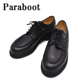 Paraboot CHAMBORD SHOES MENS 7107 09 UK6.5 7 7.5 8 8.5 9 9.5 NOIR パラブーツ シャンボード Uチップ ブーツ 靴 ローカット ビジネス シューズ カジュアル メンズ ブラック